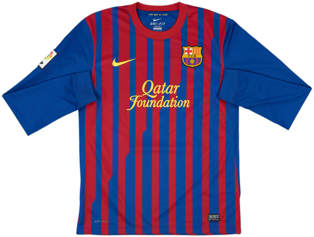 Camiseta Retro Fc Barcelona 2011/12 - 1ª Equipación Manga Larga