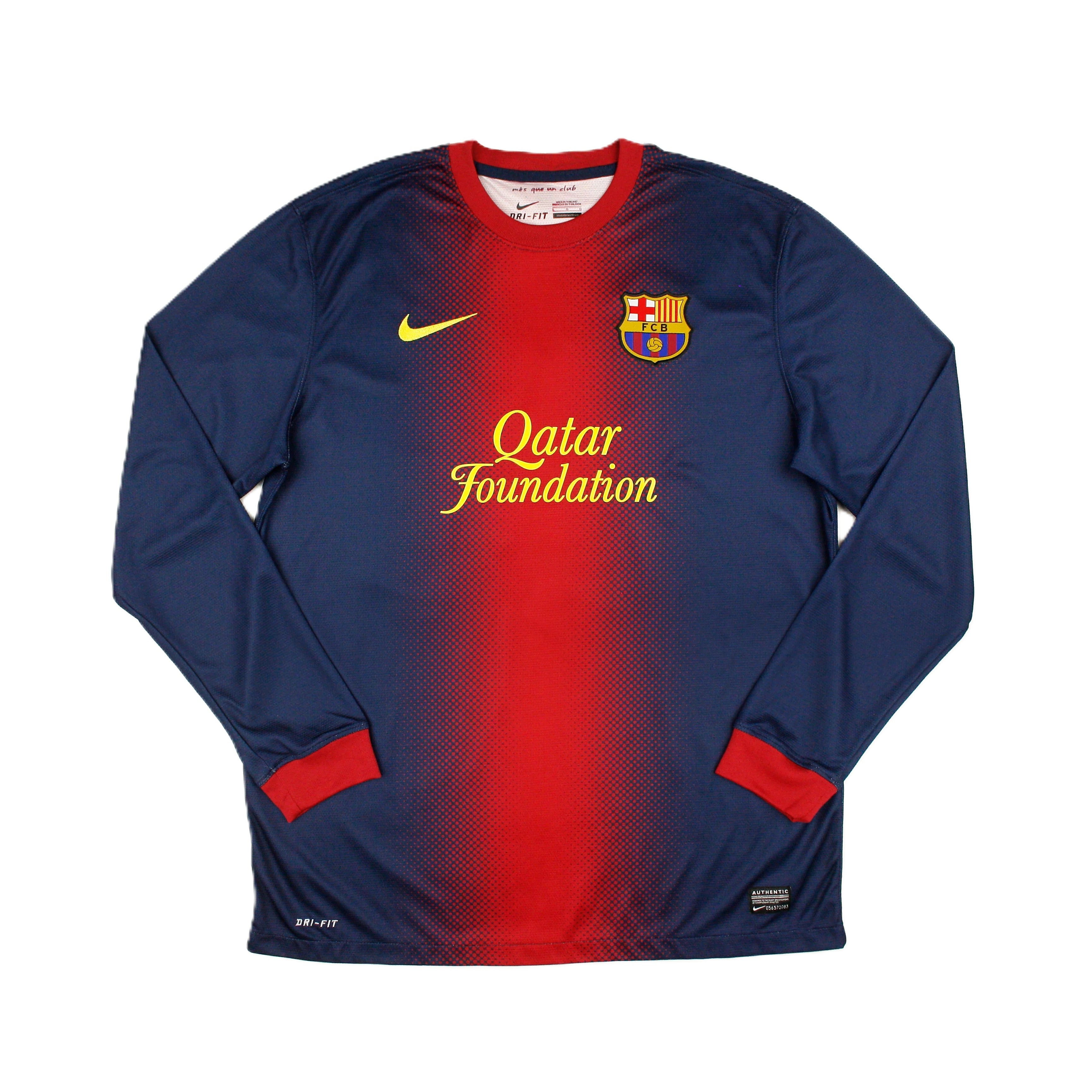 Camiseta Retro Fc Barcelona 2012/13 - 1ª Equipación Manga Larga