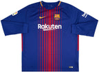 Camiseta Retro Fc Barcelona 2017/18 - 1ª Equipación Manga Larga