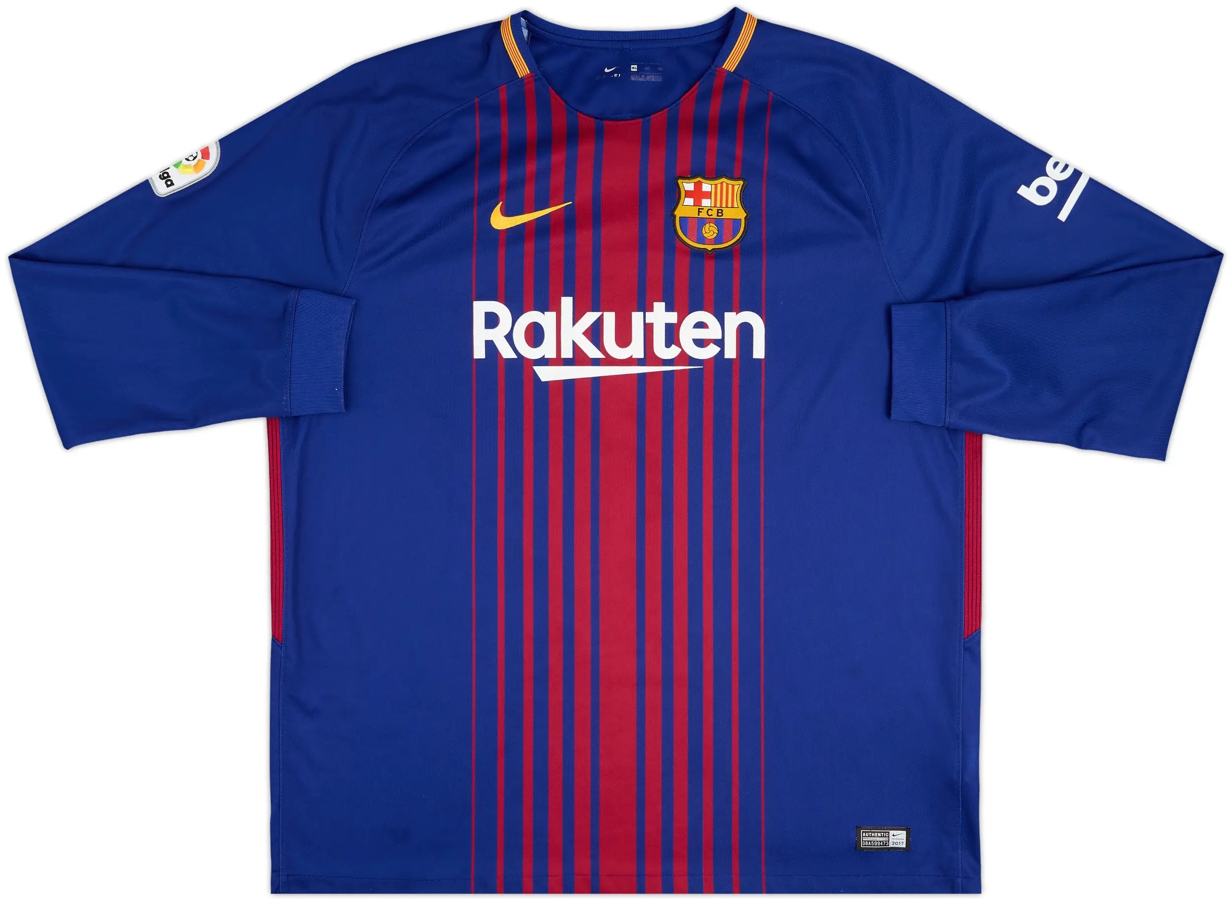 Camiseta Retro Fc Barcelona 2017/18 - 1ª Equipación Manga Larga
