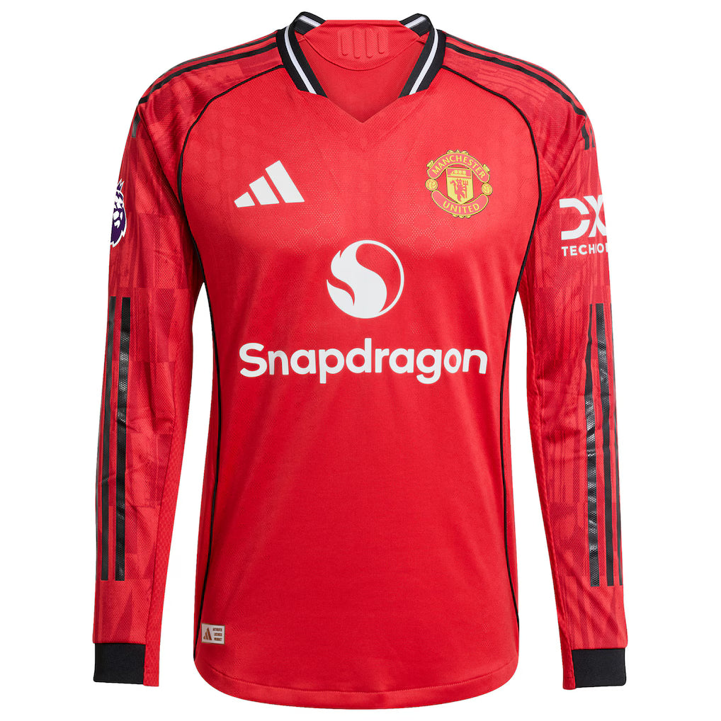 Camiseta Manchester United 2025/26 - 1ª Equipación Manga Larga