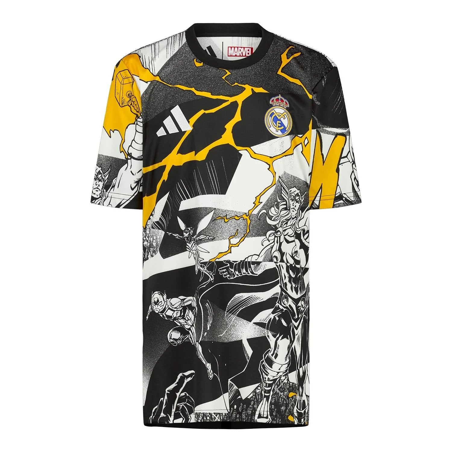Camiseta Real Madrid 2025/26 - Edición Especial Marvel (Blanca)