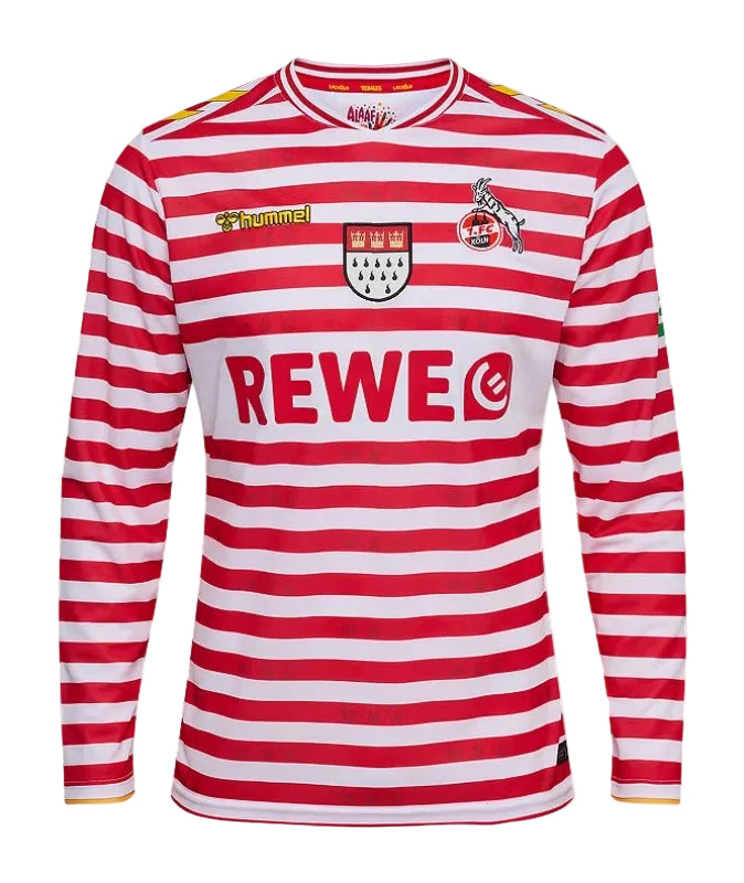 Camiseta Fc Koln 2025/26 - Edición Especial Carnival Manga Larga