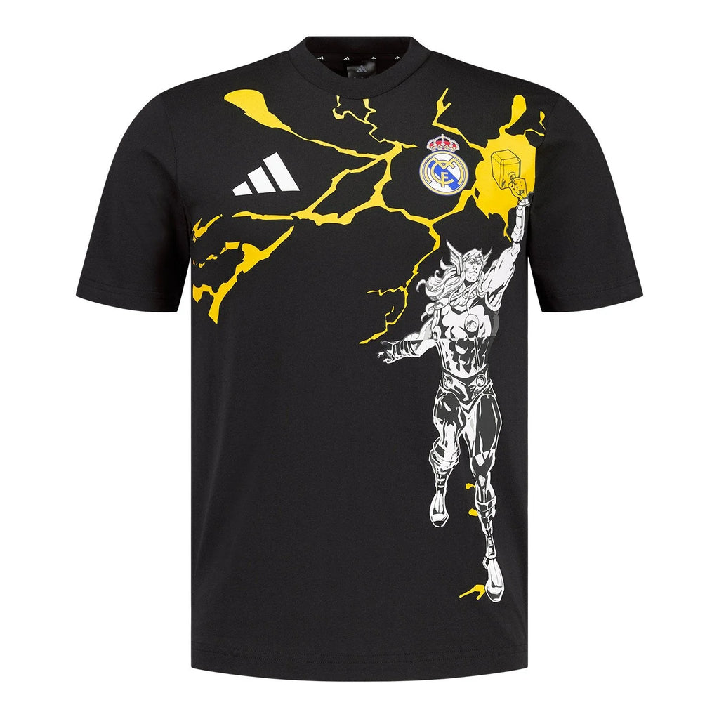 Camiseta Real Madrid 2025/26 - Edición Especial Marvel (Negra)