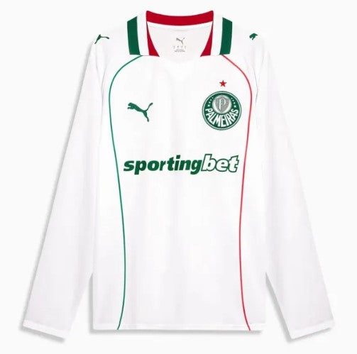 Camiseta Palmeiras 2025/26 - 2ª Equipación Manga Larga