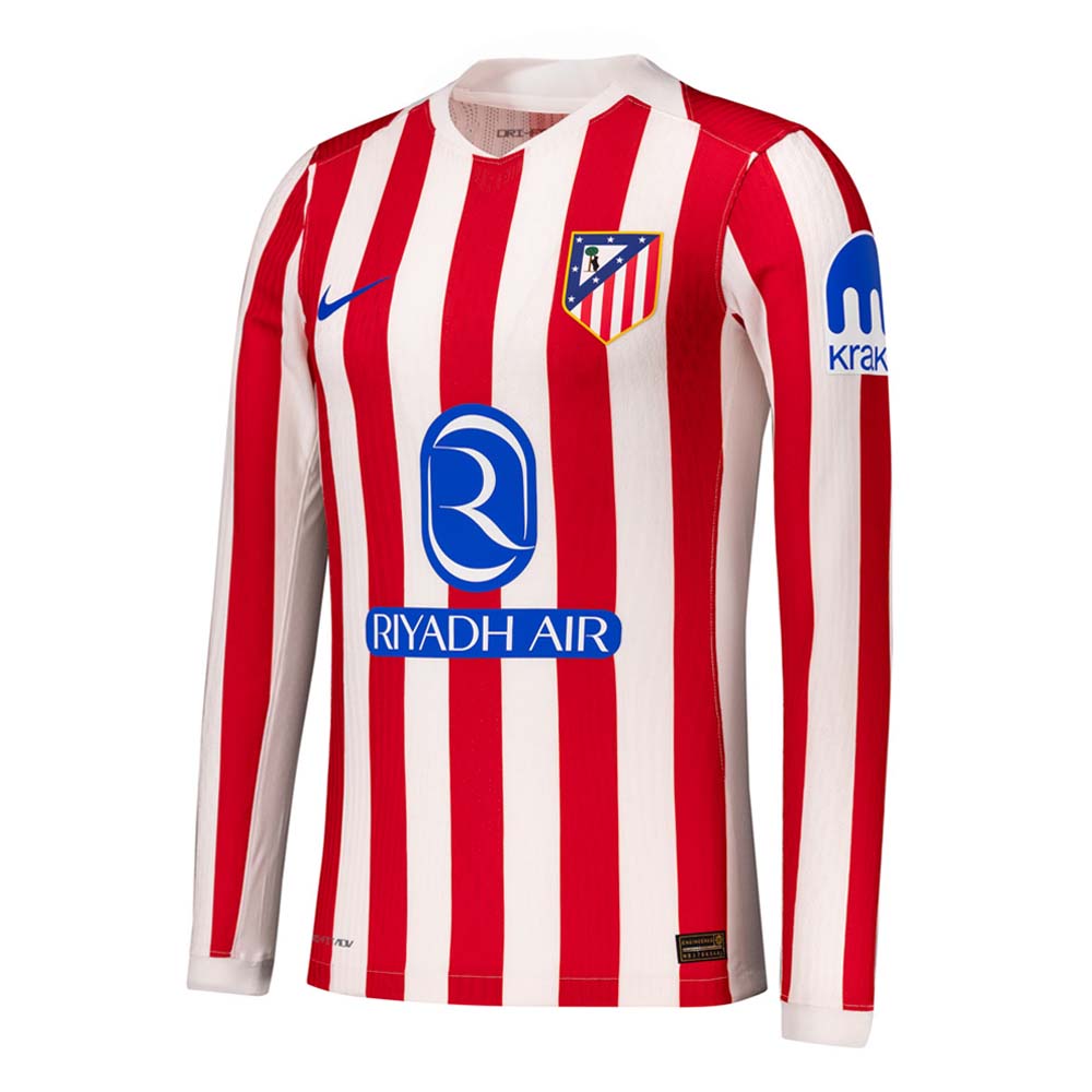 Camiseta Atlético de Madrid 2025/26 - 1ª Equipación Manga Larga