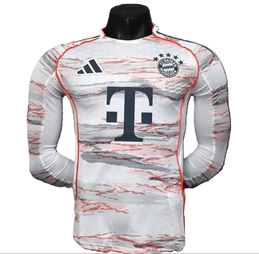 Camiseta Bayern Múnich 2025/26 - 2ª Equipación Manga Larga