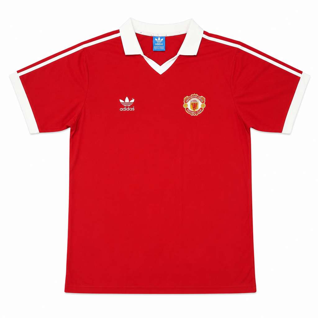 Camiseta Retro Manchester United 1980/82 - 1ª Equipación