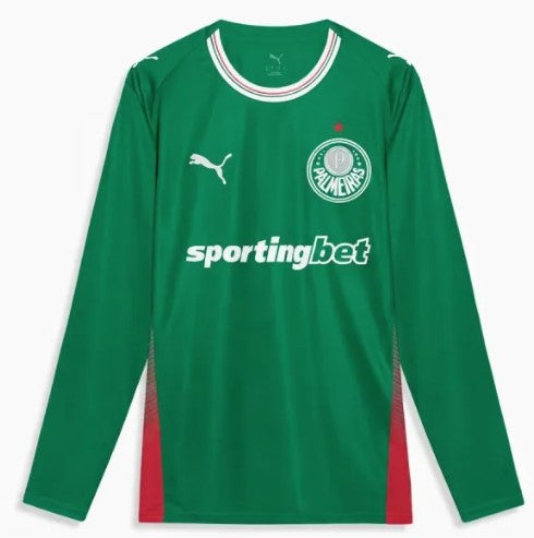 Camiseta Palmeiras 2025/26 - 1ª Equipación Manga Larga