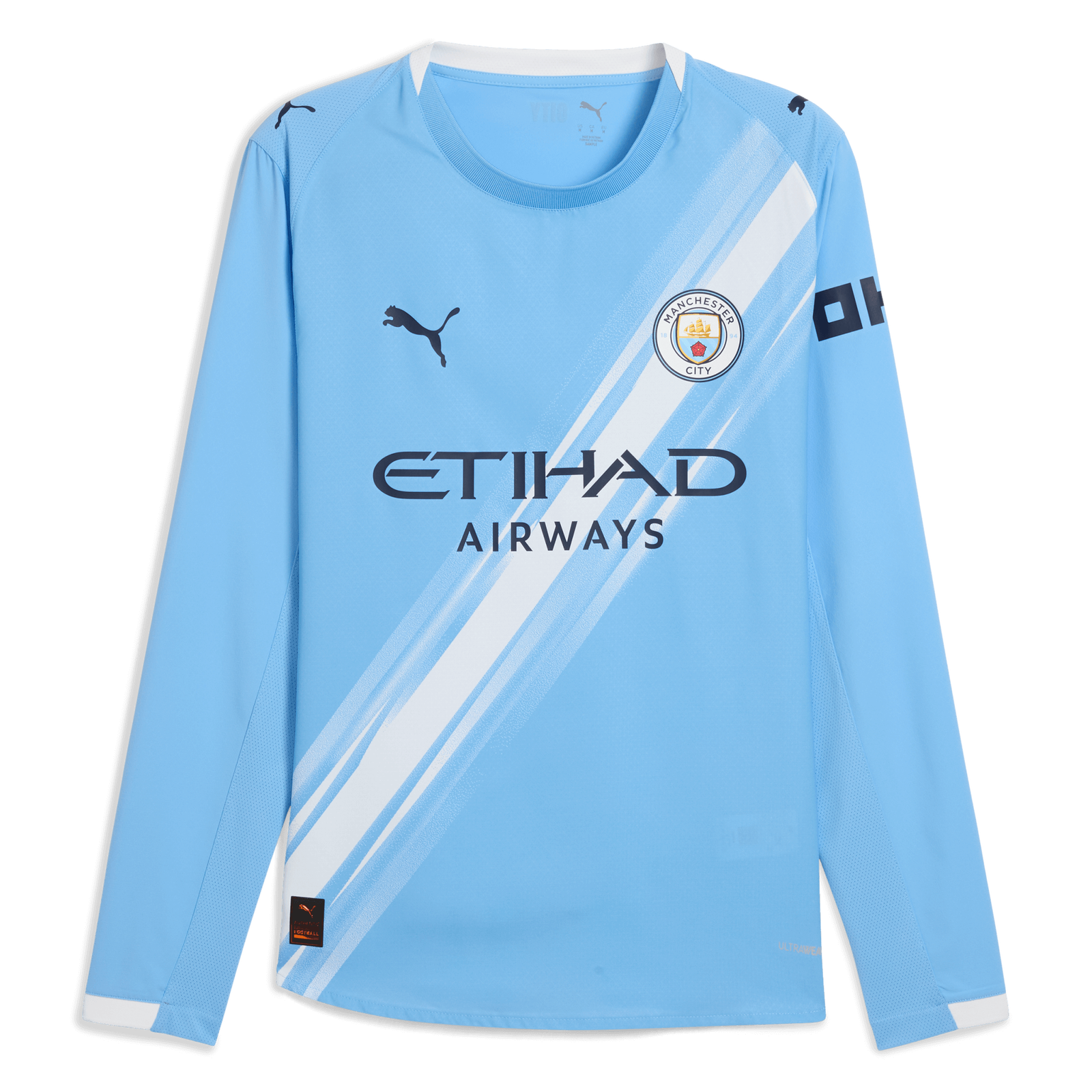 Camiseta Manchester City 2025/26 - 1ª Equipación Manga Larga