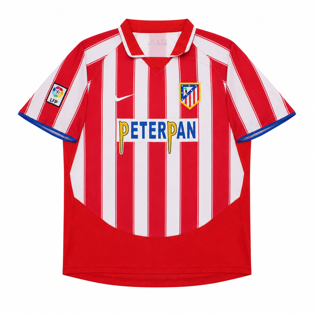 Camiseta Retro Atlético de Madrid 2003/04 - 1ª Equipación