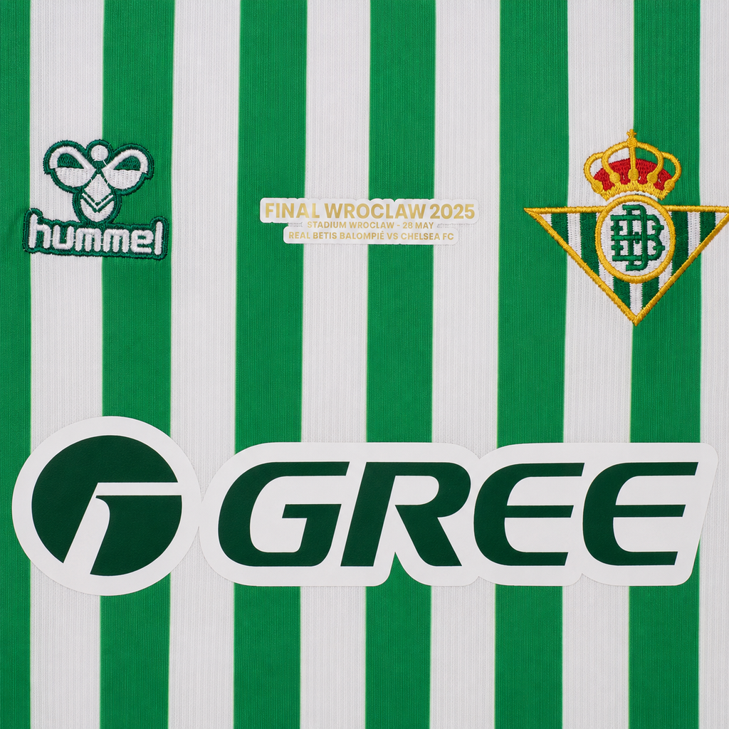 Camiseta Real Betis- Edición Final Conference League 2025