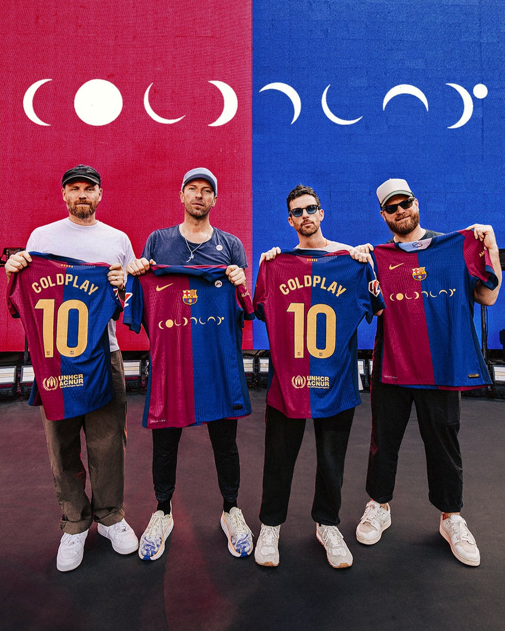 Camiseta Fc Barcelona Coldplay 2024/25 - 1ª Equipación Edición Cantante