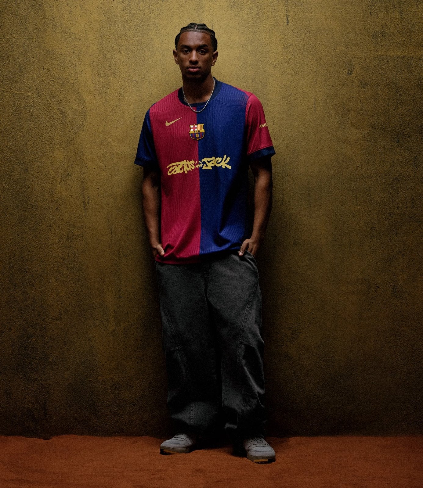 Camiseta Fc Barcelona Travis Scott 2024/25 - 1ª Equipación Edición Cantante
