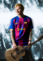 Camiseta Fc Barcelona Ed Sheeran 2025/26 - 1ª Equipación Edición Cantante