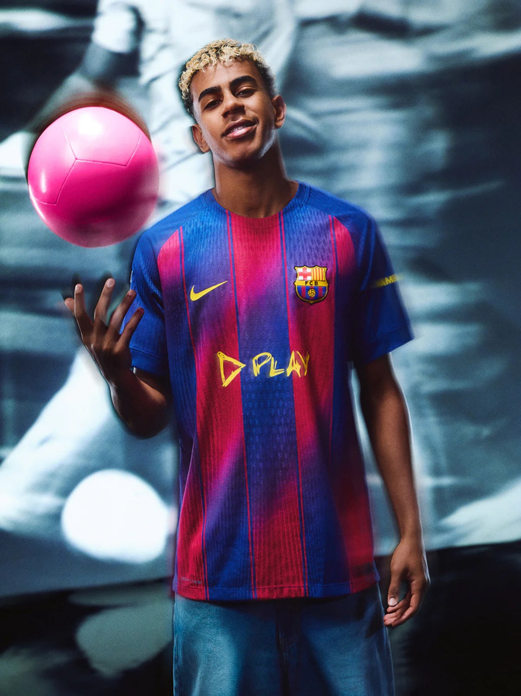 Camiseta Fc Barcelona Ed Sheeran 2025/26 - 1ª Equipación Edición Cantante