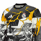 Camiseta Real Madrid 2025/26 - Edición Especial Marvel Manga Larga (Blanca)