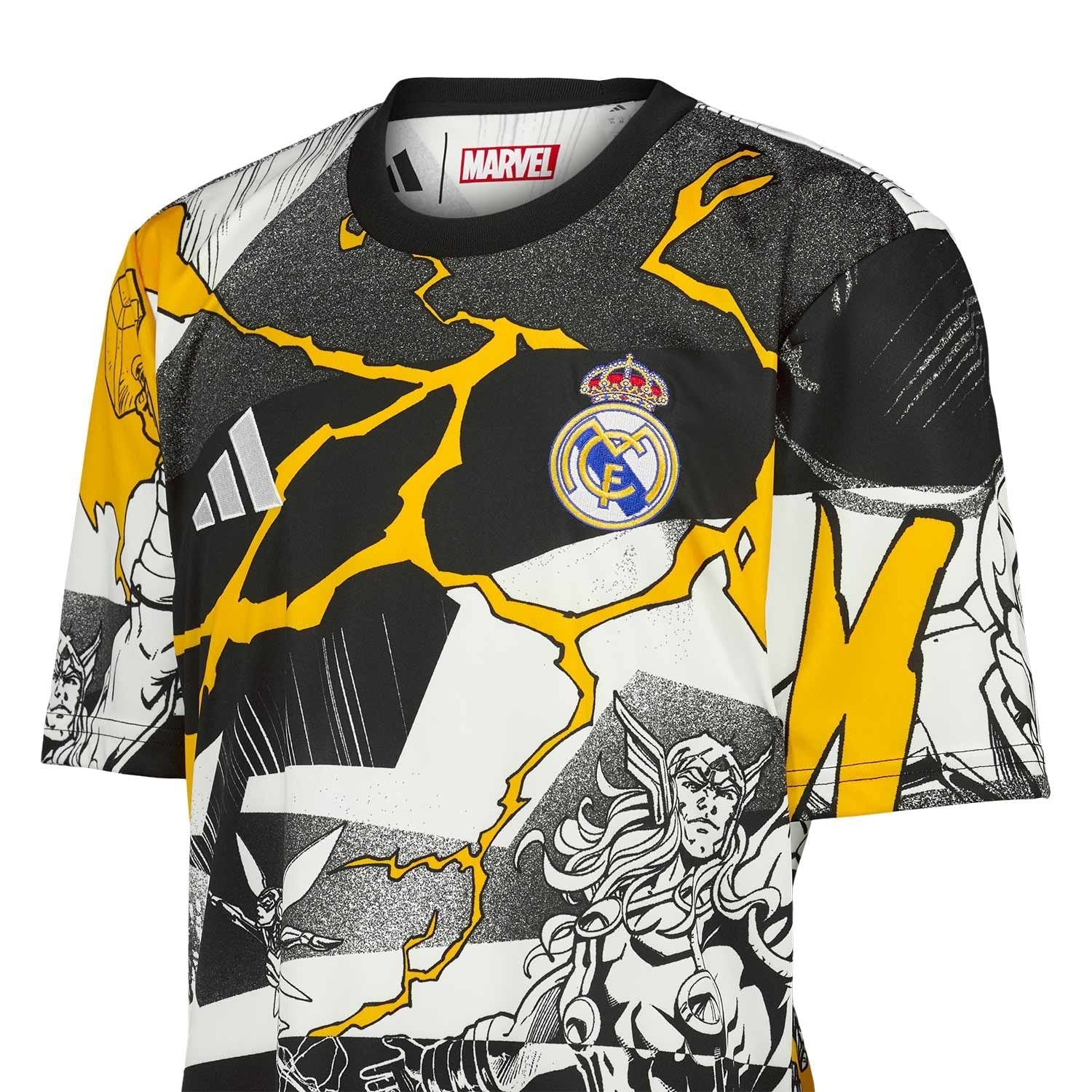 Camiseta Real Madrid 2025/26 - Edición Especial Marvel (Blanca)