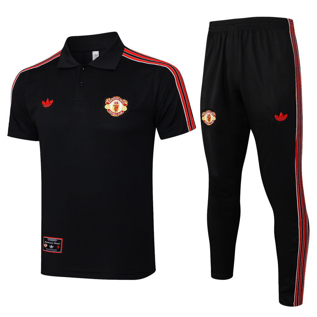 Conjunto Polo Pre-Partido Manchester United - 2025/26