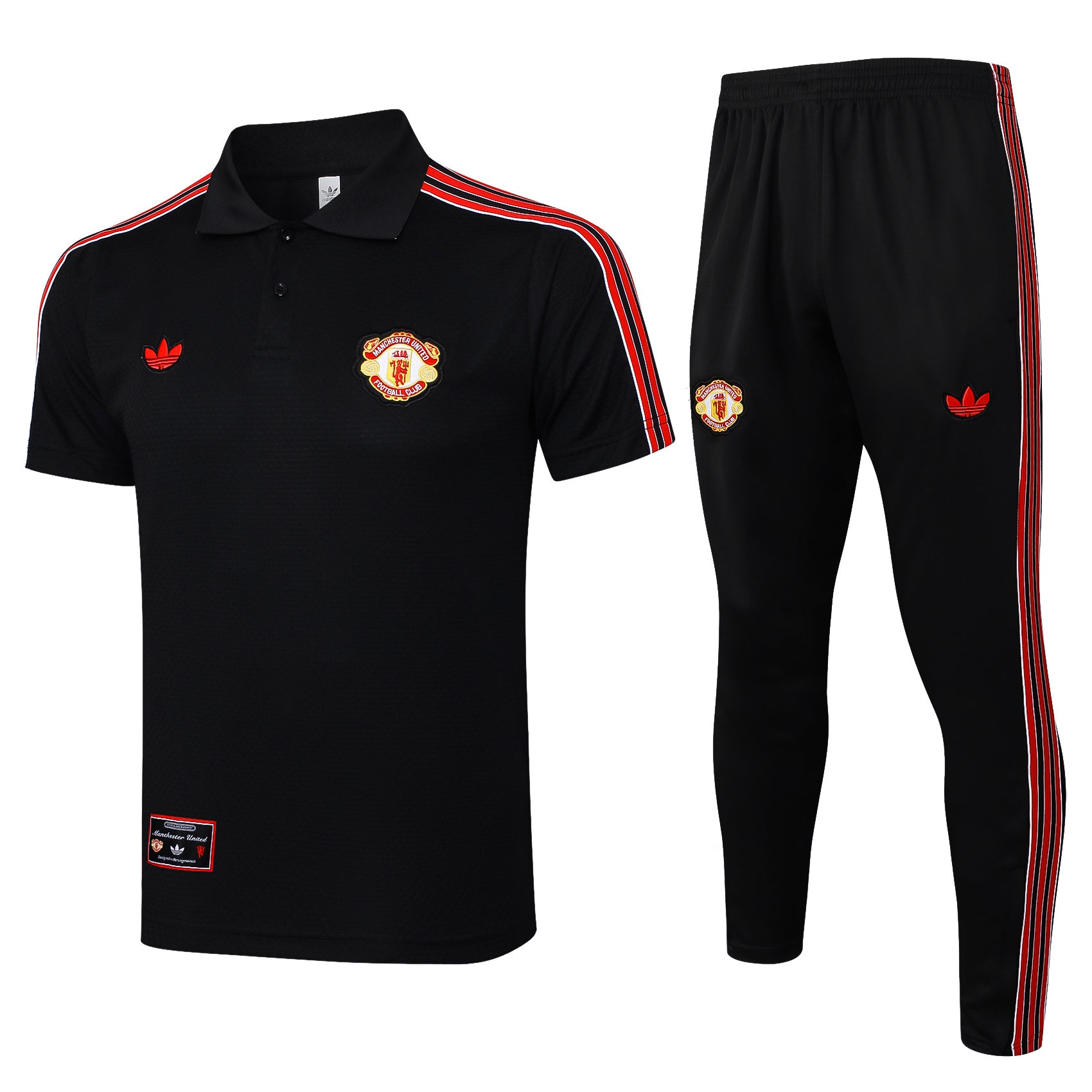 Conjunto Polo Pre-Partido Manchester United - 2025/26
