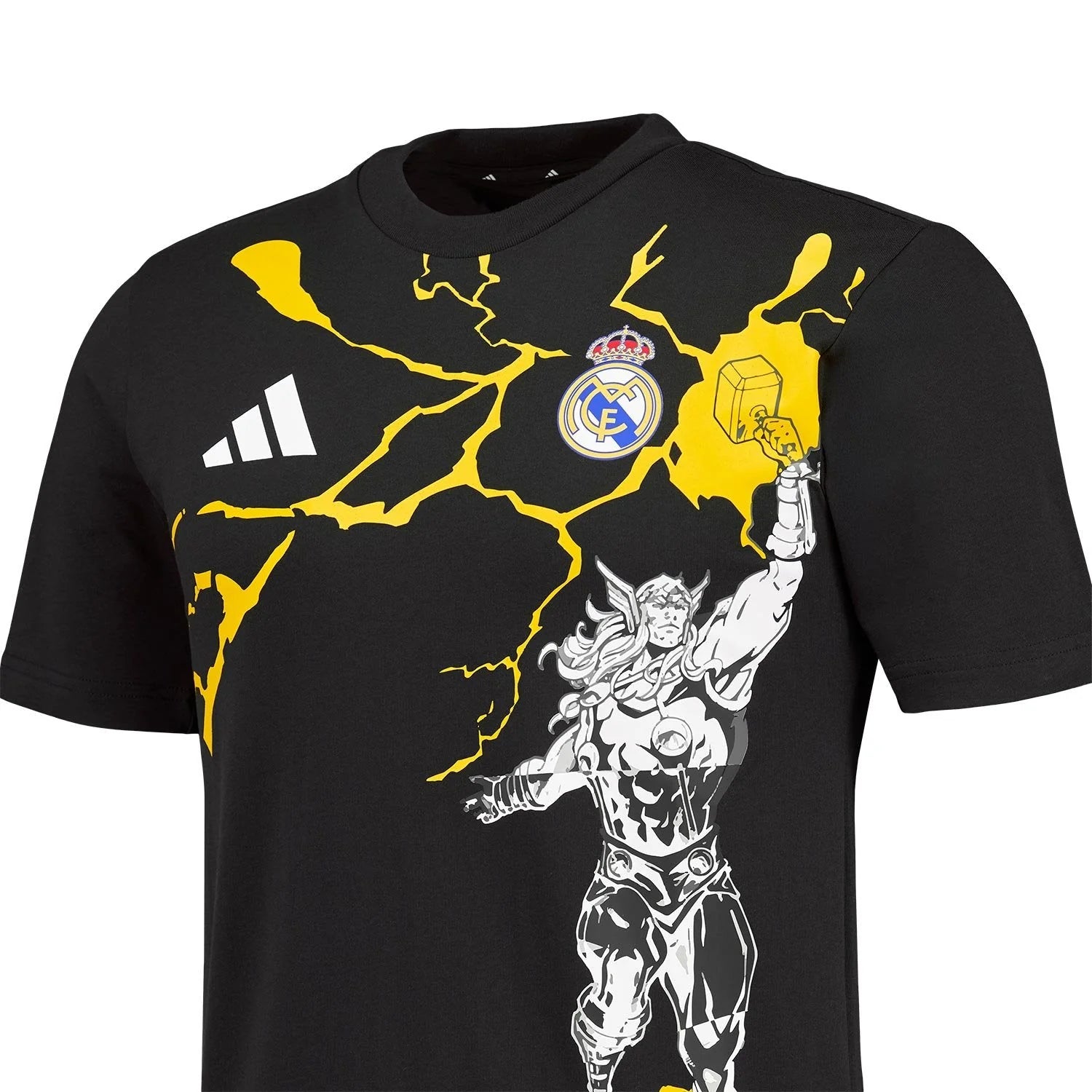 Camiseta Real Madrid 2025/26 - Edición Especial Marvel (Negra)