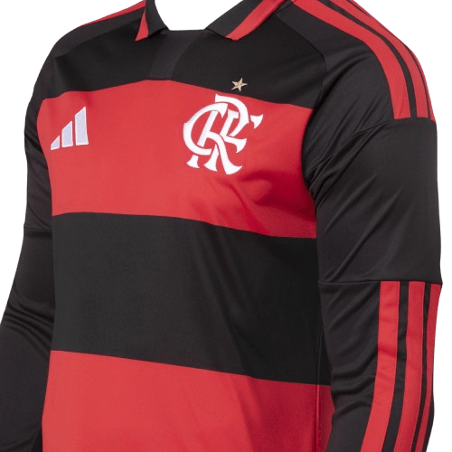 Camiseta Flamengo 2025/26 - 1ª Equipación Manga Larga