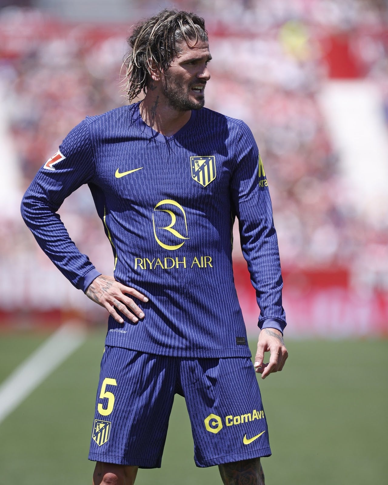 Camiseta Atlético de Madrid 2025/26 - 2ª Equipación Manga Larga