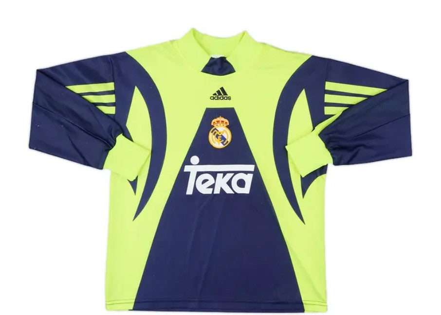 Camiseta Retro Real Madrid 1999/00 - 1ª Equipación Portero Manga Larga