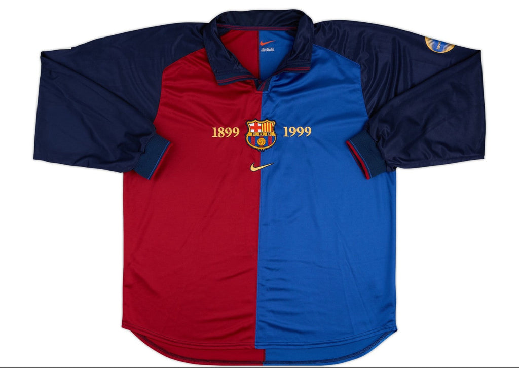 Camiseta Retro Fc Barcelona 1999/2000 - 1ª Equipación Manga Larga