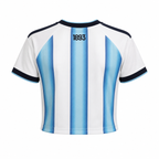Crop Top Argentina Mundial 2026 - 1ª Equipación