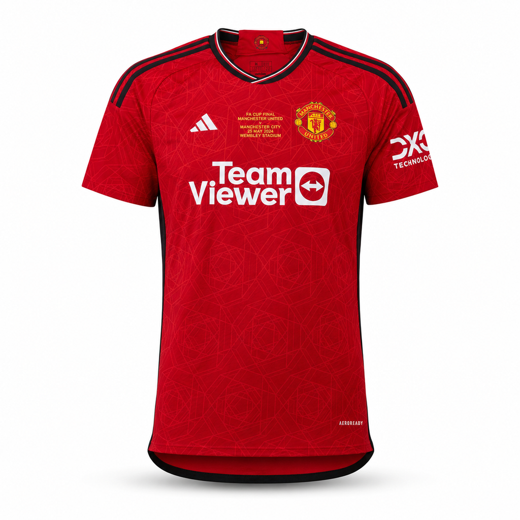 Camiseta Manchester United - Edición Final FA Cup 2024