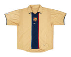 Camiseta Retro Fc Barcelona 2001/02 - 2ª Equipación