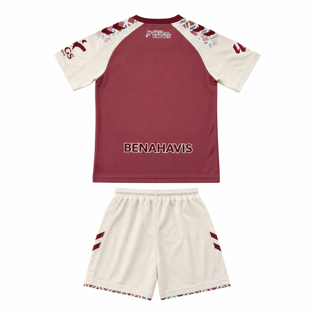 Conjunto Infantil Málaga 2026/27 - 2ª Equipación
