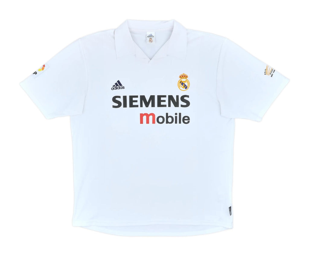 Camiseta Retro Real Madrid 2002/03 - 1ª Equipación