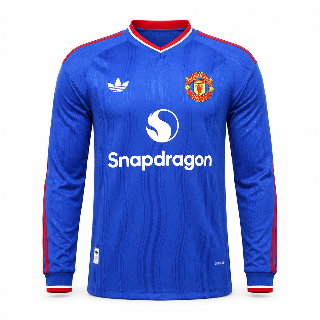 Camiseta Manchester United 2026/27 - 2ª Equipación Manga Larga