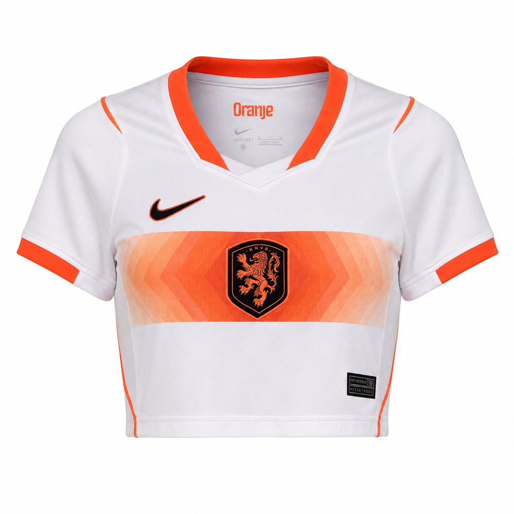 Crop Top Países Bajos Mundial 2026 - 2ª Equipación
