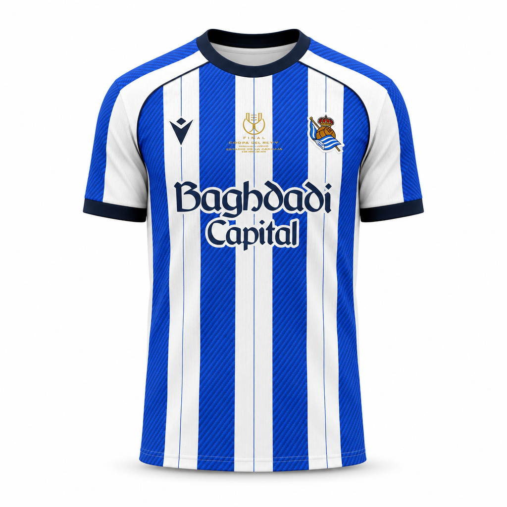 Camiseta Real Sociedad - Edición Final Copa del Rey 2026
