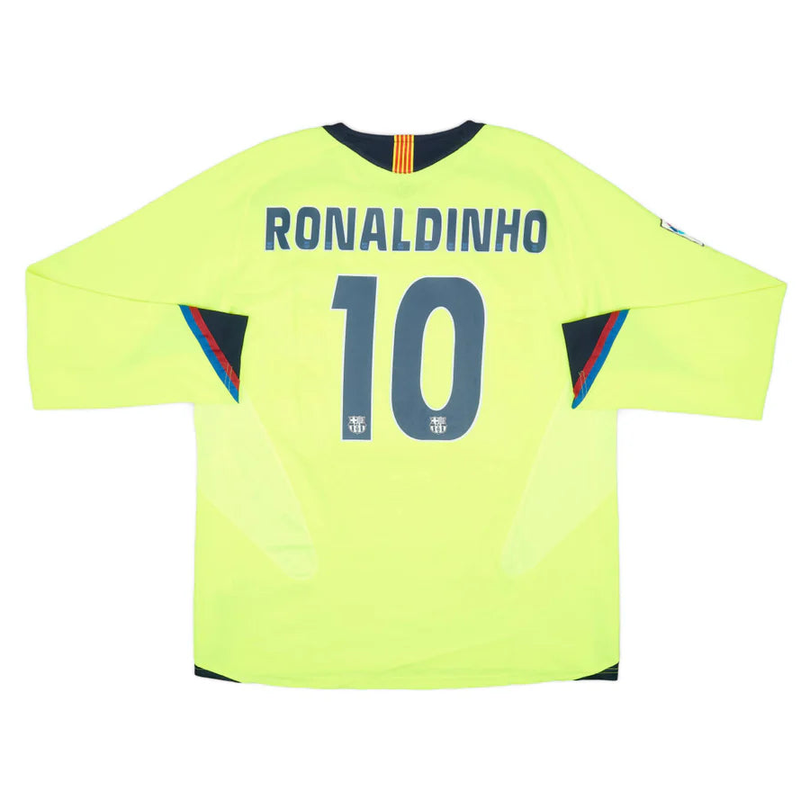 Camiseta Retro Fc Barcelona 2005/2006 - 2ª Equipación Manga Larga