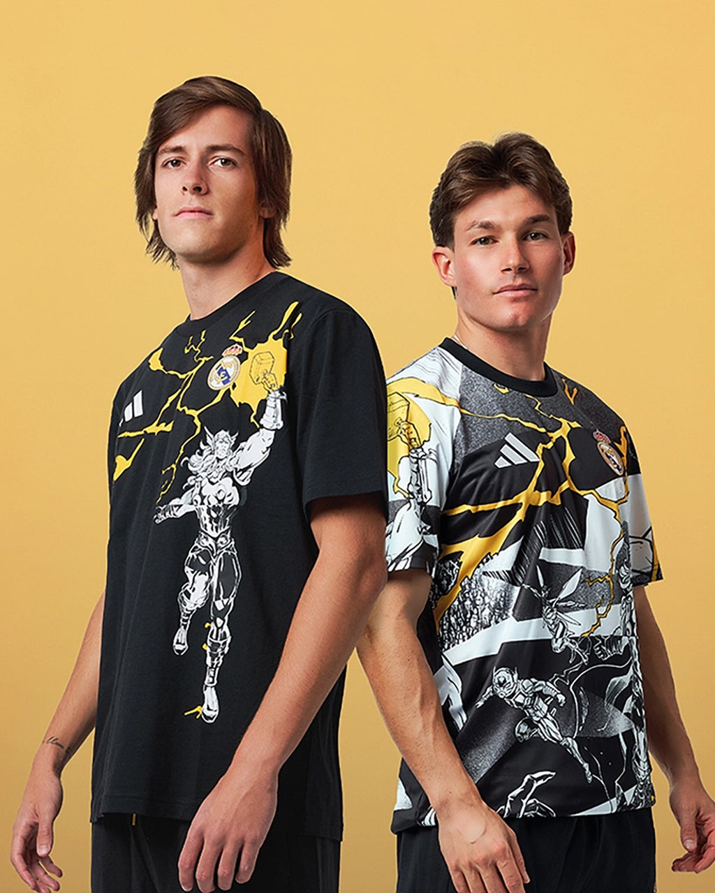 Camiseta Real Madrid 2025/26 - Edición Especial Marvel (Negra)