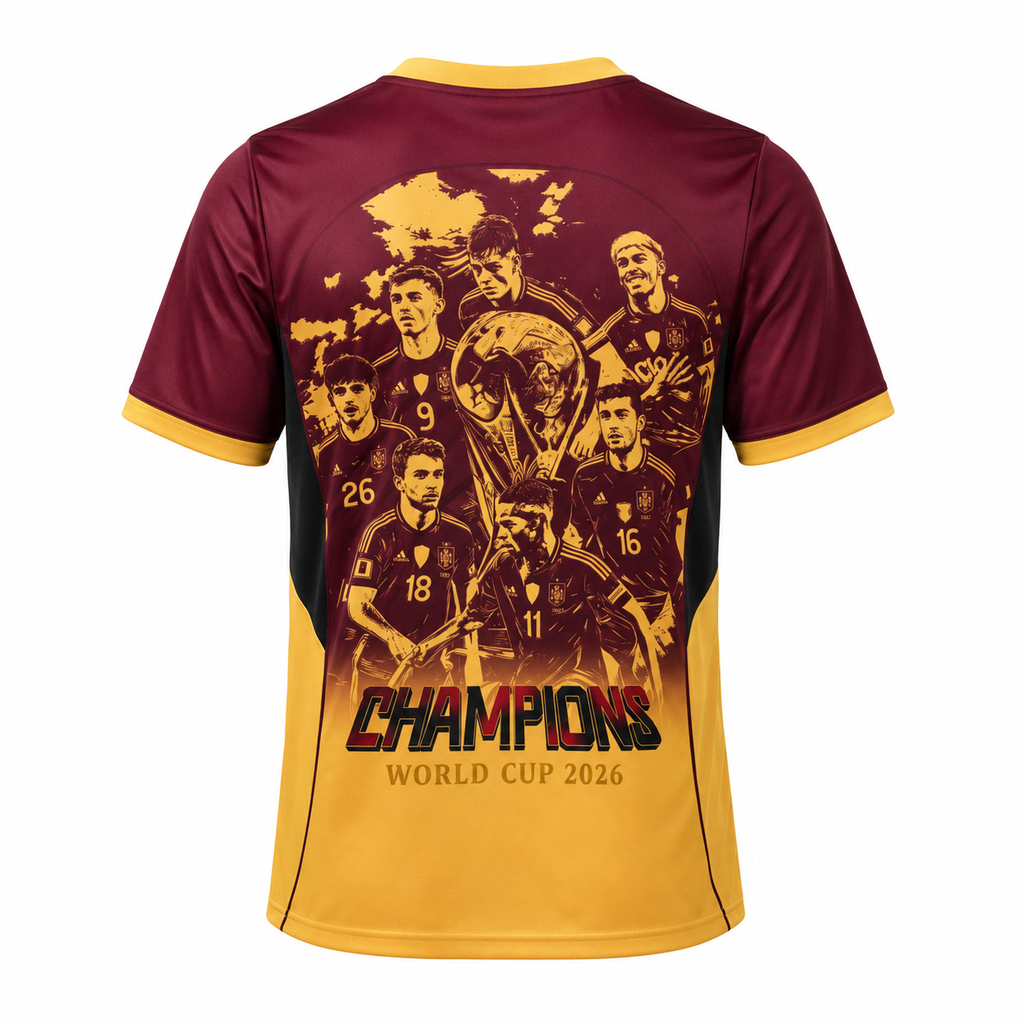 Camiseta España 2026 - Edición Especial Campeones del Mundo