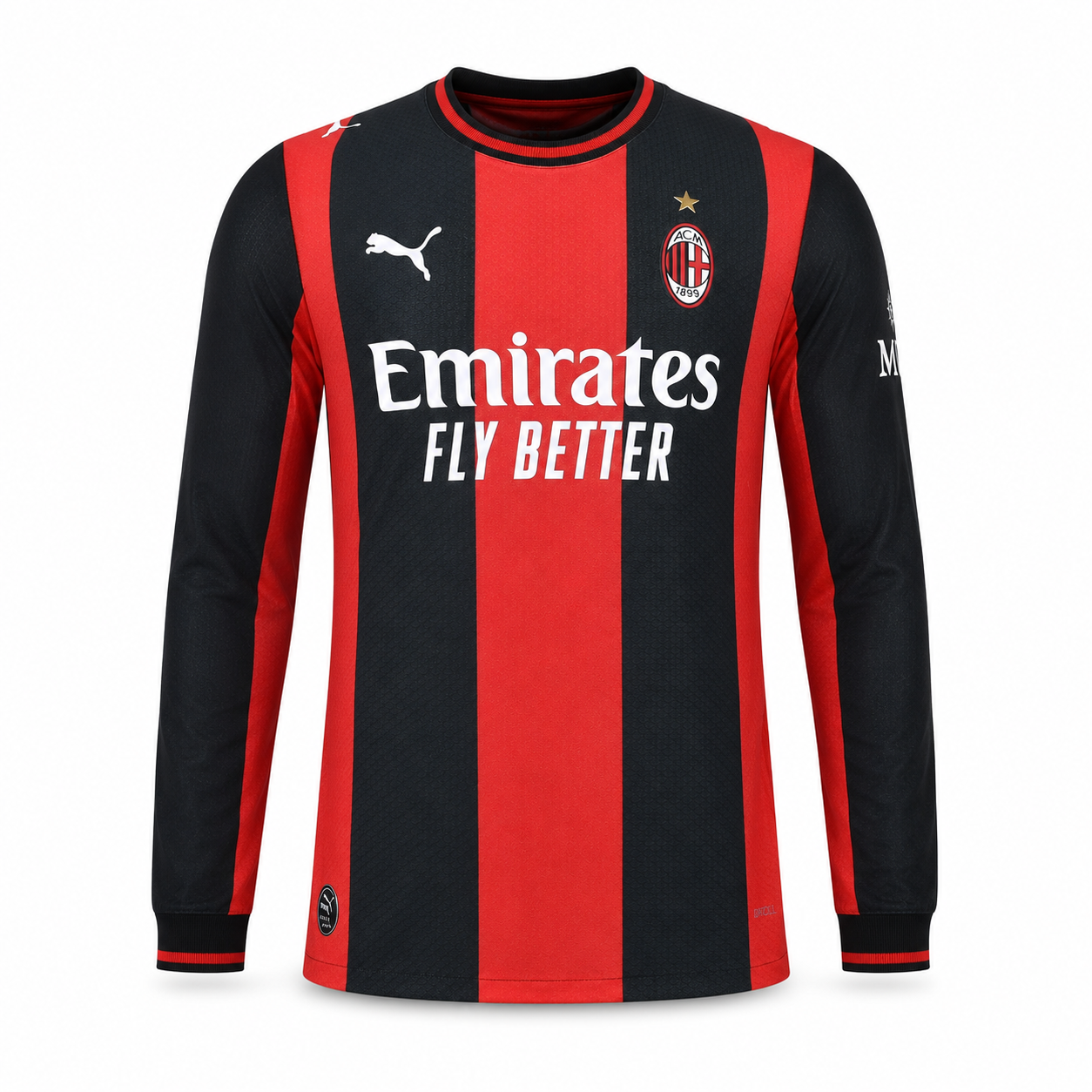Camiseta Ac Milán 2026/27 - 1ª Equipación Manga Larga