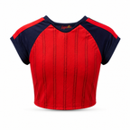 Crop Top Mujer España Mundial 2026 - 1ª Equipación (2 Estrellas)