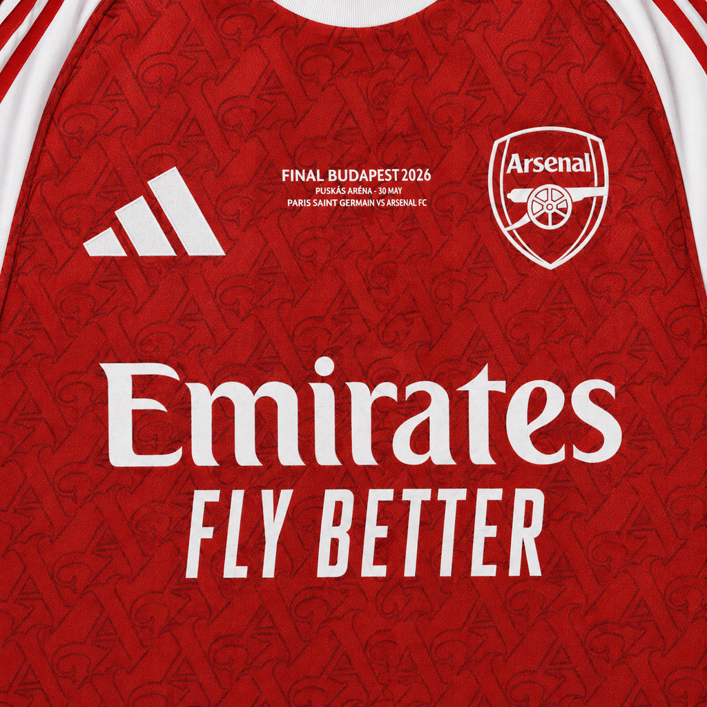 Camiseta Arsenal - Edición Final Champions League 2026