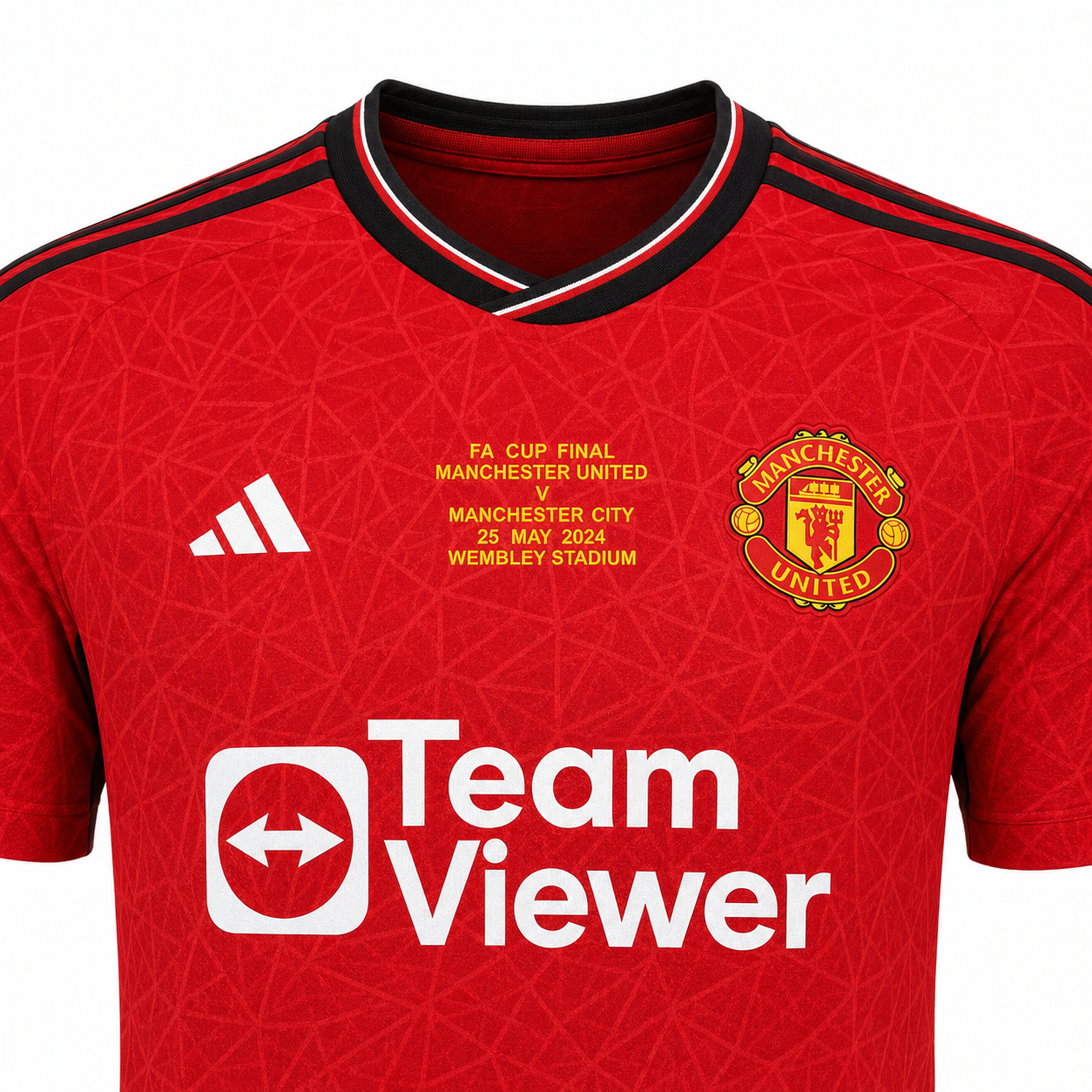 Camiseta Manchester United - Edición Final FA Cup 2024