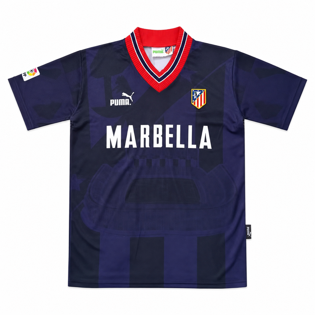 Camiseta Retro Atlético de Madrid 1995/96 - 2ª Equipación