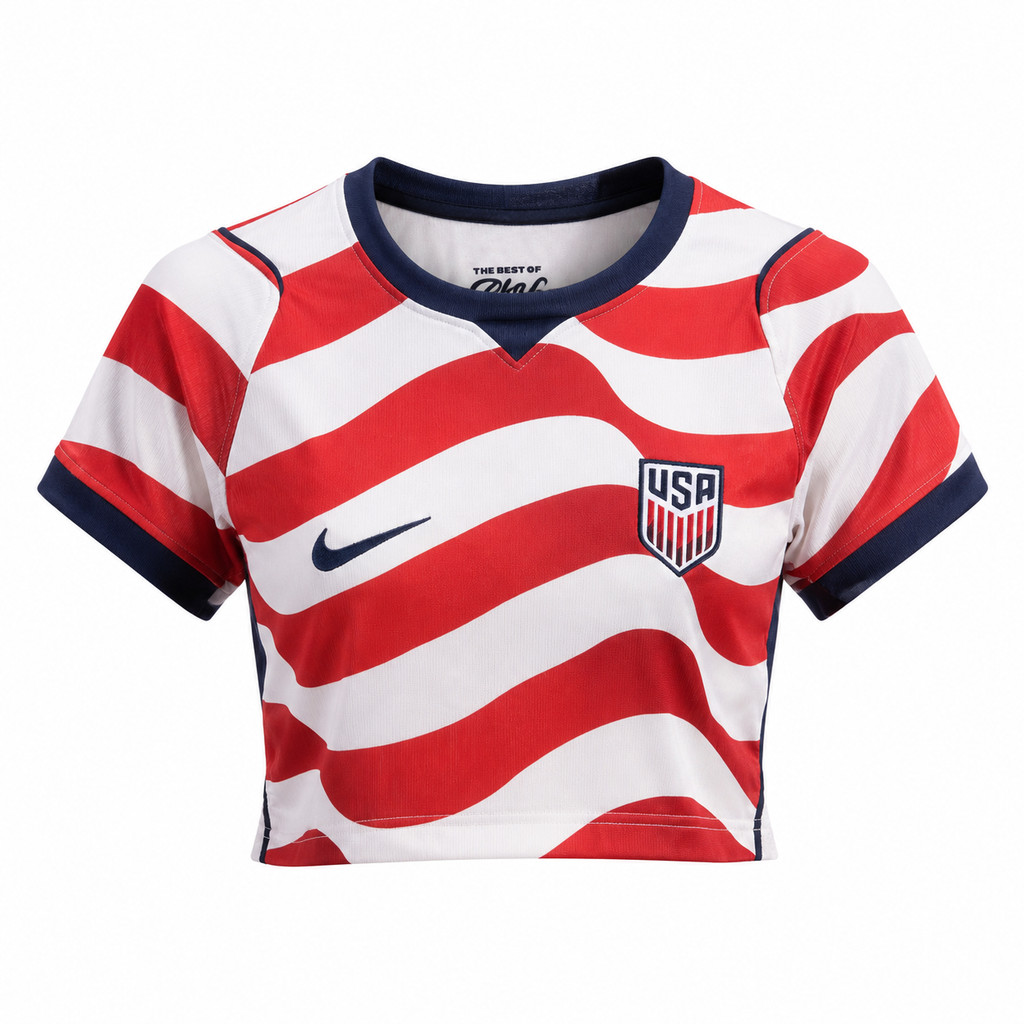 Crop Top Mujer Estados Unidos Mundial 2026 - 1ª Equipación