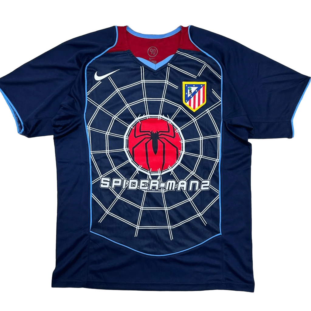Camiseta Retro Atlético de Madrid 2004/05 - 2ª Equipación Spider-Man