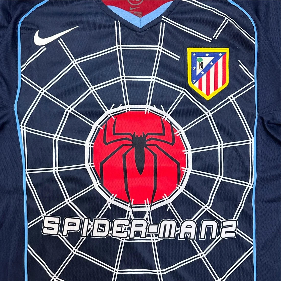 Camiseta Retro Atlético de Madrid 2004/05 - 2ª Equipación Spider-Man