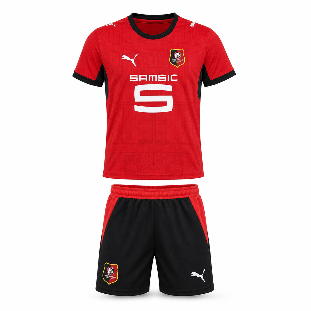 Conjunto Infantil Rennes 2026/27 - 1ª Equipación