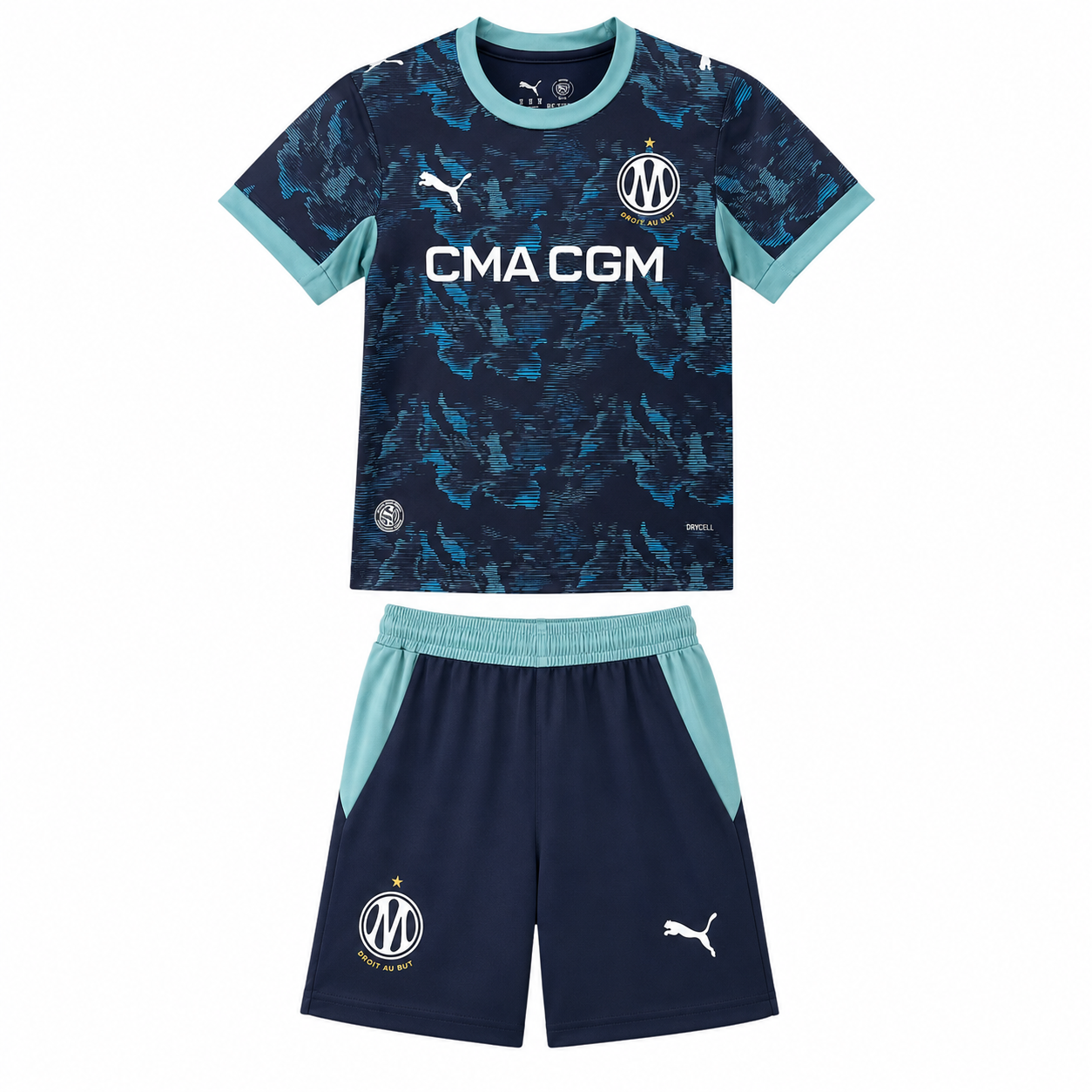 Conjunto Infantil Olympique de Marsella 2026/27 - 2ª Equipación